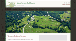 Desktop Screenshot of mingosprings.com